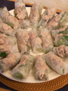 牛肉と大葉の生春巻き-レシピのメイン写真