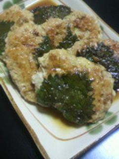 鶏つくねの大葉巻き -レシピのメイン写真