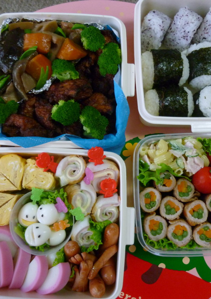 幼稚園運動会のお弁当♪（覚書）-レシピのメイン写真