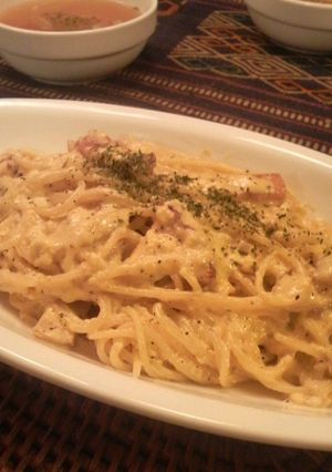 簡単！カルボナーラ-レシピのメイン写真
