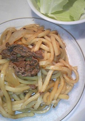 超簡単☆母の味焼きうどん!!-レシピのメイン写真