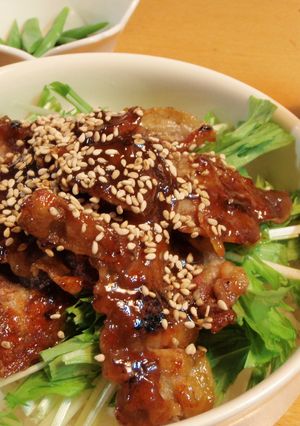 さっぱり＆コクうま☆カリカリ豚丼-レシピのメイン写真