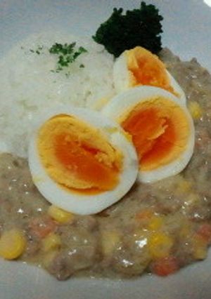ひき肉のコーンクリーム煮-レシピのメイン写真