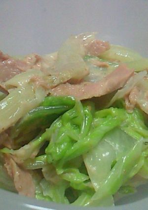 白菜とﾂﾅのごまﾄﾞﾚ和え-レシピのメイン写真