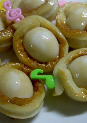 お弁当・運動会★うずらのちくわ巻き～照焼-レシピのメイン写真