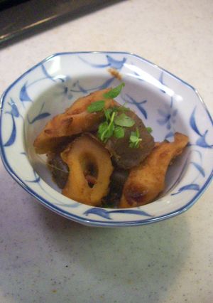 こんにゃくとちくわの土佐煮-レシピのメイン写真