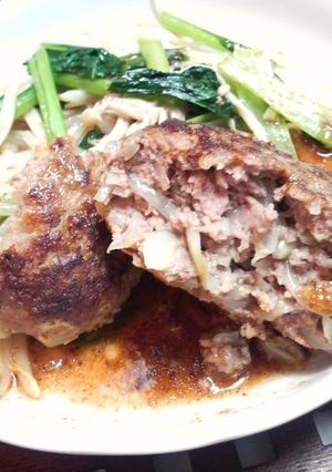 さっぱり玉ねぎハンバーグ-レシピのメイン写真