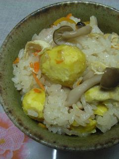栗ごはん-レシピのメイン写真