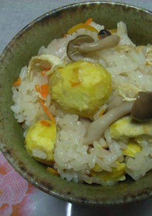 栗ごはん-レシピのメイン写真