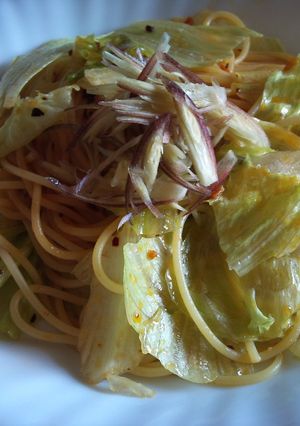 食べるラー油☆スパゲティー-レシピのメイン写真
