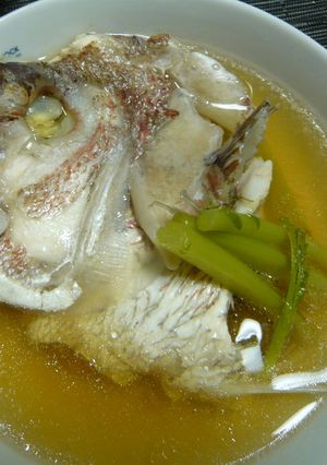 鯛のお頭スープ-レシピのメイン写真