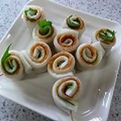 รูปของ ちくわの大葉♡クルクル♡