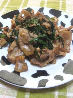 ご飯が進む♡豚肉とニラのオイスター炒め-レシピのメイン写真