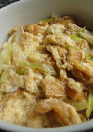 本つゆで♪超簡単！きつね丼ぶりー！！-レシピのメイン写真