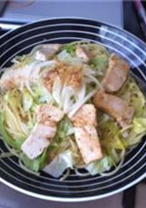 あぶりびんとろ&レタスのあっさりパスタ-レシピのメイン写真