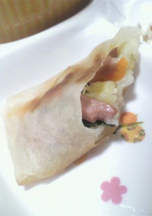 ☆離乳食　ベビー春巻き-レシピのメイン写真