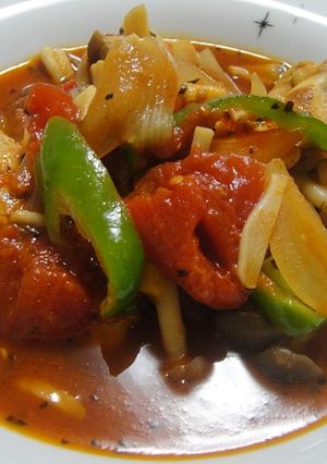 すぐできる！チキンのトマト煮込み-レシピのメイン写真