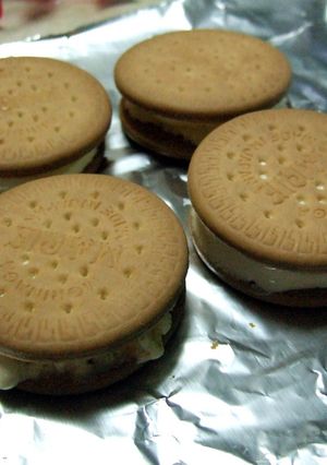 アイスクリームのビスケットサンド-レシピのメイン写真