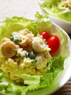 ちくわのポテサラ★胡麻マヨしょうゆ味-レシピのメイン写真