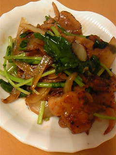 豚肉とルッコラの中華風炒め-レシピのメイン写真