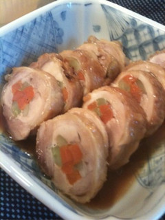 鶏もも肉の野菜巻-レシピのメイン写真