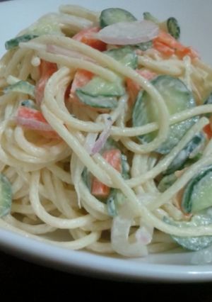 みんな大好き☆簡単！スパゲティサラダ-レシピのメイン写真