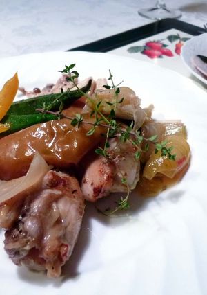 鶏とりんごの重ね焼き-レシピのメイン写真