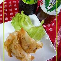 รูปของ 青じそ風味のさっぱり揚げ餃子♪