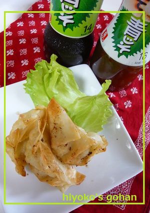 青じそ風味のさっぱり揚げ餃子♪-レシピのメイン写真