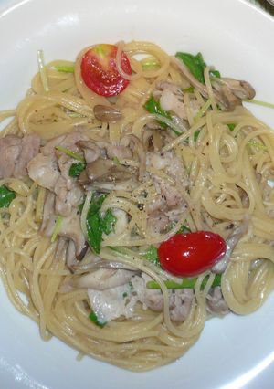 豚肉と柚子こしょうのパスタ-レシピのメイン写真