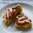 ちくわで☆アメリカンドッグ風ホットケーキ