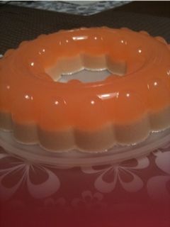 簡単おいしい二層ゼリー。デザート-レシピのメイン写真