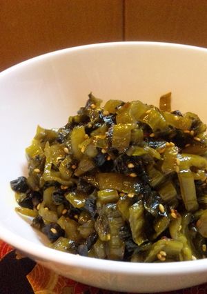 紹興酒de中華風 高菜の油炒め-レシピのメイン写真
