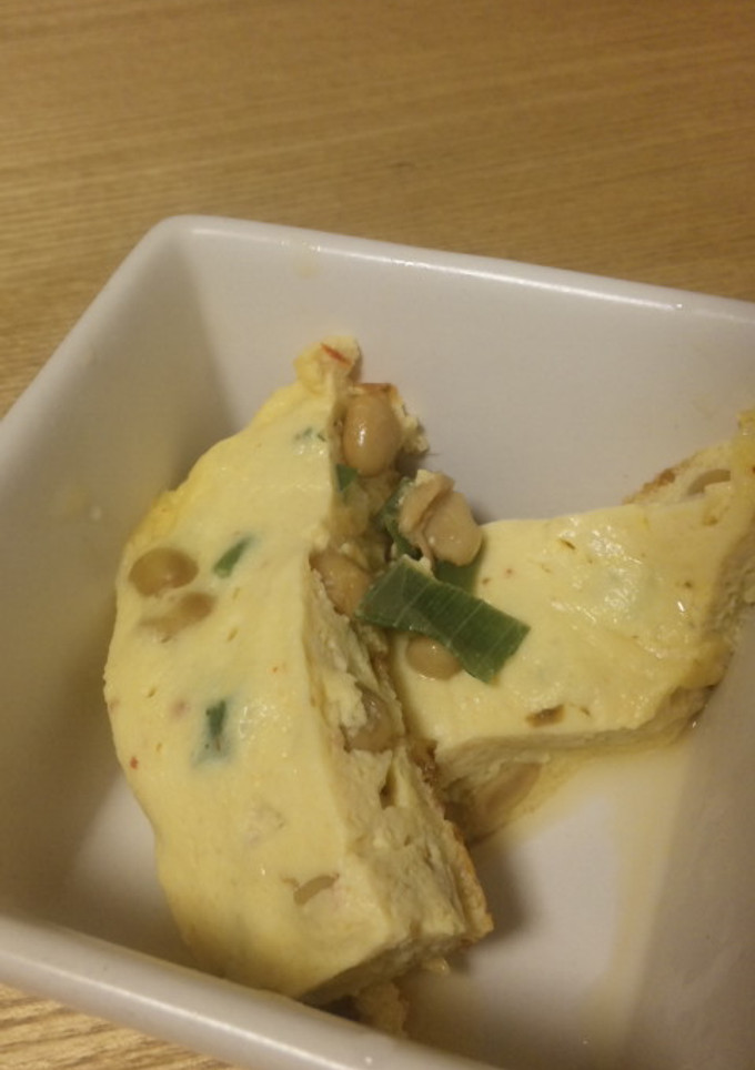 ＊豆腐と納豆のふわふわ焼き＊-レシピのメイン写真