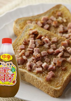 ピリ辛にんにく味噌トースト-レシピのメイン写真