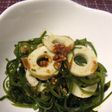 簡単 竹輪と切り昆布の食べラーぽんサラダ
