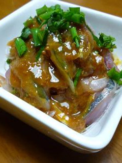 鰺のなめろう風-レシピのメイン写真