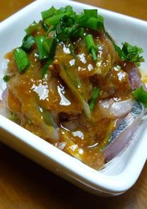 鰺のなめろう風-レシピのメイン写真