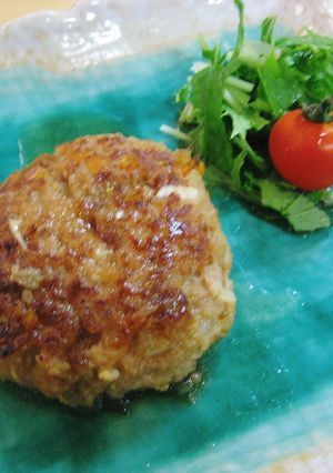 米粉でふんわり　豆腐ハンバーグ-レシピのメイン写真