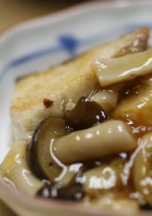 ふくらぎ料理　きのこあんかけ-レシピのメイン写真