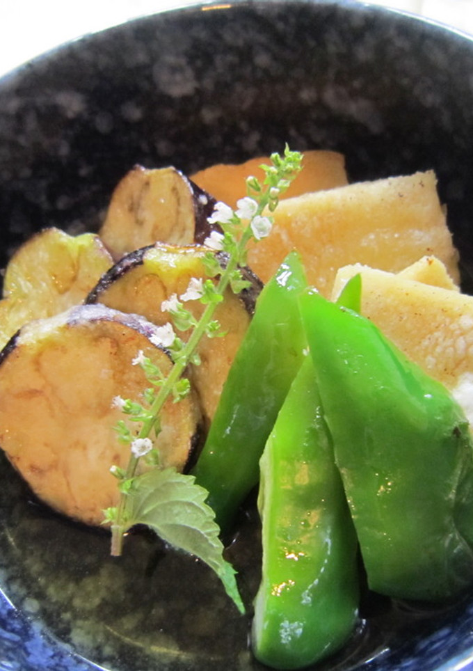 高野豆腐と野菜のさっぱり揚げ浸し-レシピのメイン写真