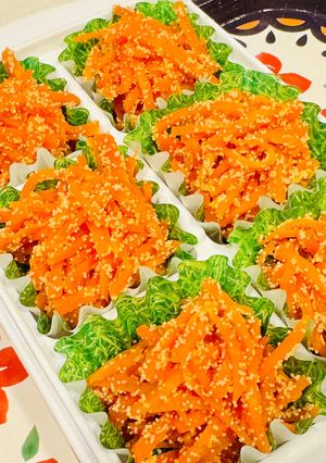 簡単!お弁当冷凍作り置き☆人参たらこ炒め-レシピのメイン写真
