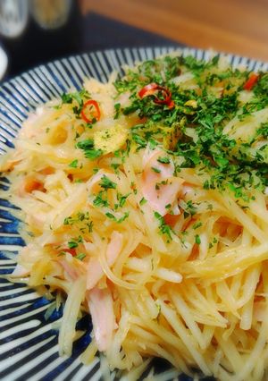 ＊じゃがいものペペロンチーノ＊-レシピのメイン写真