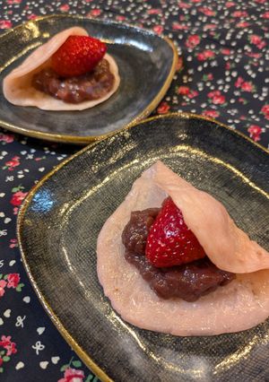 もちもち！苺の桜餅♡-レシピのメイン写真