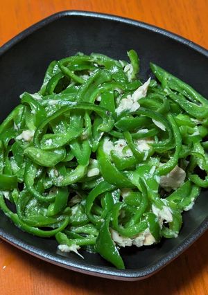 【簡単常備菜】レンジで簡単無限ピーマン-レシピのメイン写真