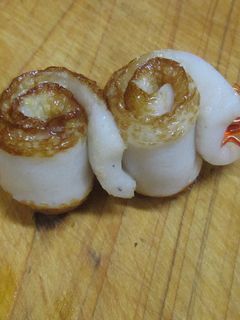 材料は竹輪だけ!お弁当に竹輪くるくる巻-レシピのメイン写真