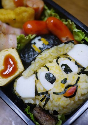 Go！Go！トラッキーきゃら弁当♪-レシピのメイン写真