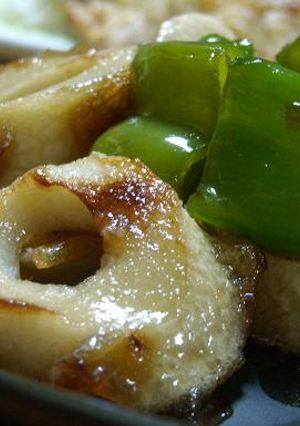 焼きちくわの万願寺とうがらし生姜甘辛炒め-レシピのメイン写真