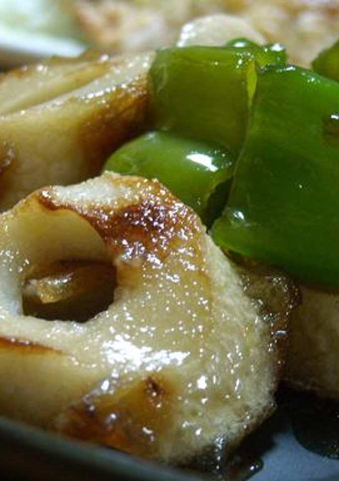 焼きちくわの万願寺とうがらし生姜甘辛炒め-レシピのメイン写真