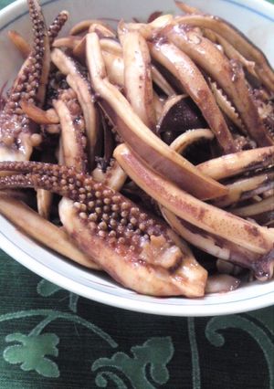 紹興酒で簡単まろやか!コクうまイカ煮-レシピのメイン写真